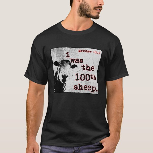 Es war das 100. Schaf. T-Shirt (Vorderseite)