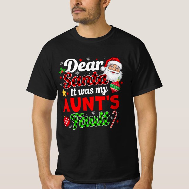 Es war das Fault Funny Funny Family Weihnachten me T-Shirt (Vorderseite)
