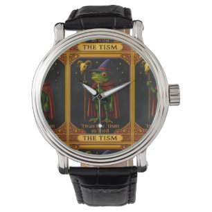 Es war das 'Tism M'Lord Frosch Meme Autismus-Bewus Armbanduhr