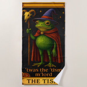 Es war das 'Tism M'Lord Frosch Meme Autismus-Bewus Strandtuch