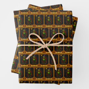 Es war das 'Tismus, M'Lord Frosch Meme Autismus-Be Geschenkpapier Set