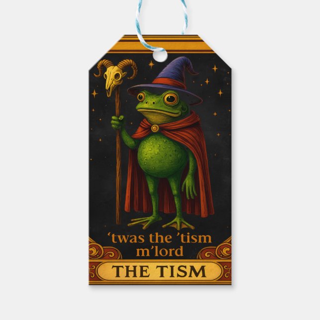 Es war das 'Tismus M'Lord Frosch Meme Autismus-Bew Geschenkanhänger (Vorderseite)