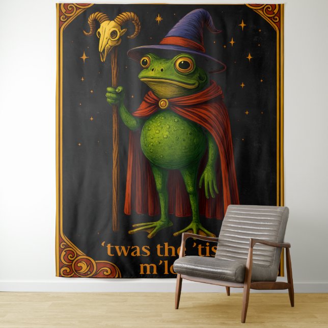 Es war das 'Tismus M'Lord Frosch Meme Autismus-Bew Wandteppich (Beispiel)