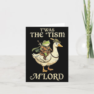 Es war der Lord Frosch Zauberer Meme Silly Goose R Karte
