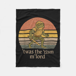 Es war der Tism M Lord Frog Knight - Autismus-Bewu Fleecedecke
