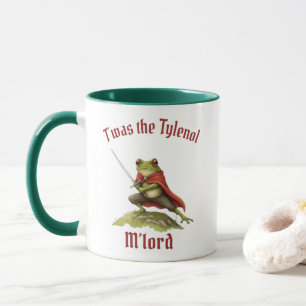 Es war der Trank, M'lord - Lustiger Frosch-Ritter- Tasse