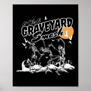 Es war ein Friedhofsmasch, Halloween Skeleton Danc Poster