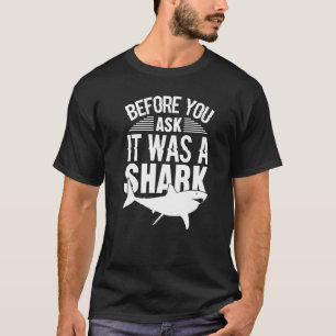 Es war ein Hai-Leng Arm Amputee Handicap Rollstuhl T-Shirt