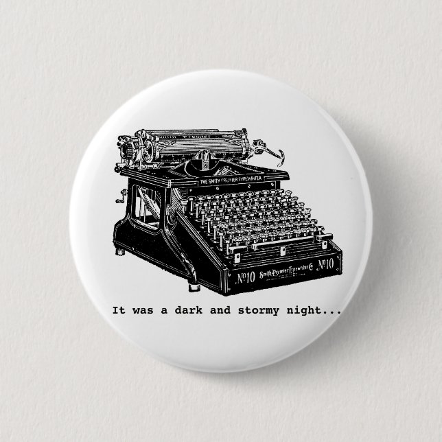 Es war eine dunkle Nacht und eine Nacht in Stormy Button (Vorderseite)