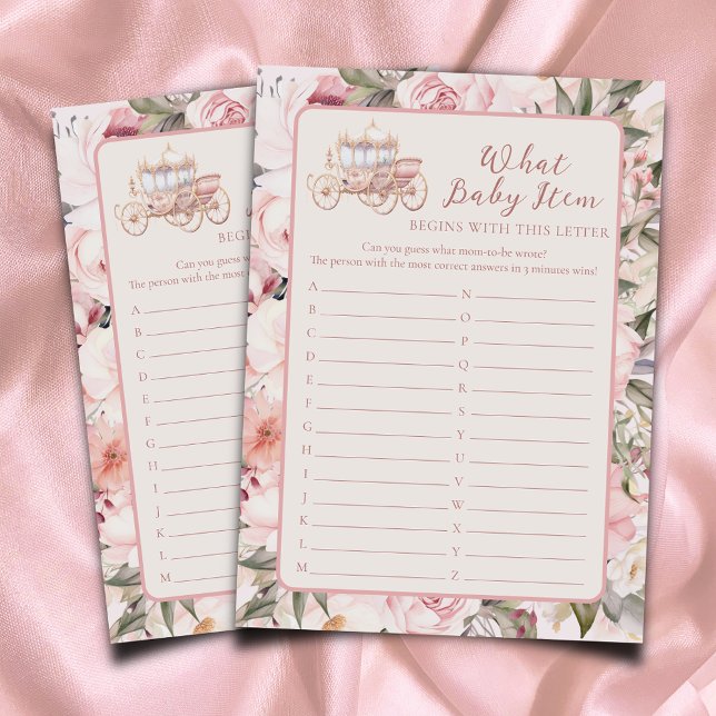 Es war einmal das Baby Item Baby Shooting Game Begleitkarte (Von Creator hochgeladen)