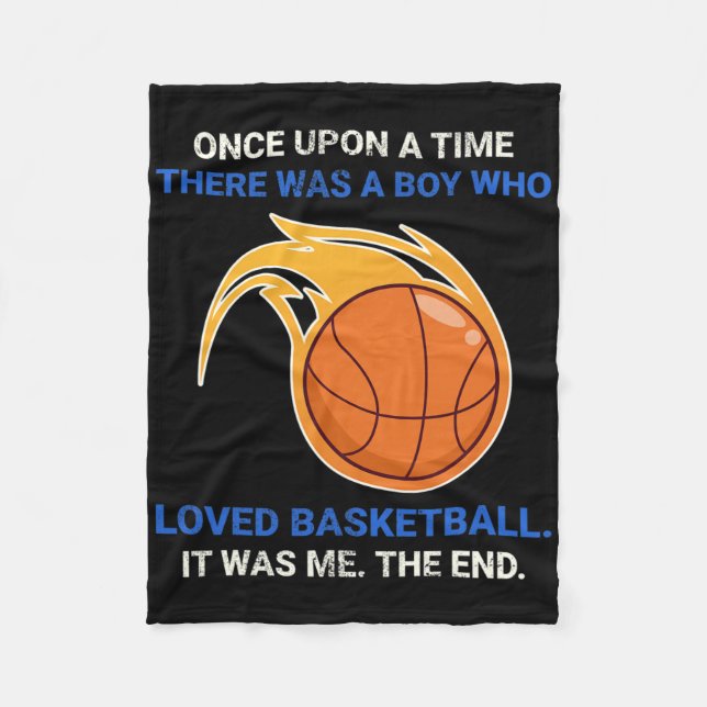 Es war einmal ein Junge, der vom Sketch geliebt wa Fleecedecke (Vorderseite)