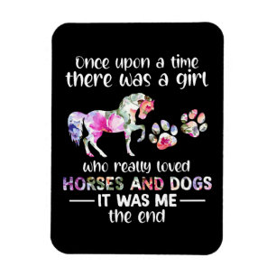 Es war einmal ein Mädchen, das Pferd liebte Magnet