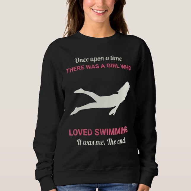Es war einmal ein Mädchen, das Swimmi liebte Sweatshirt (Vorderseite)