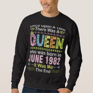 Es war einmal eine Königin, die auf J Geboren war Sweatshirt