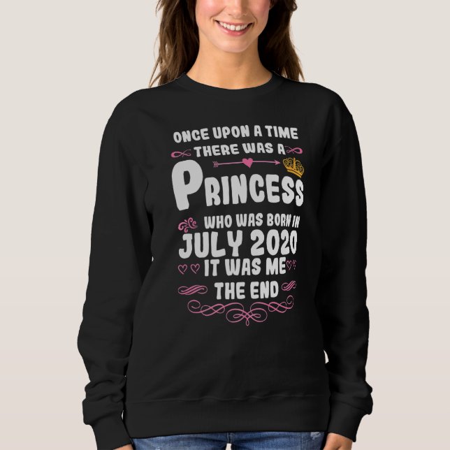 Es war einmal eine Prinzessin im Juli 2020, Sweatshirt (Vorderseite)
