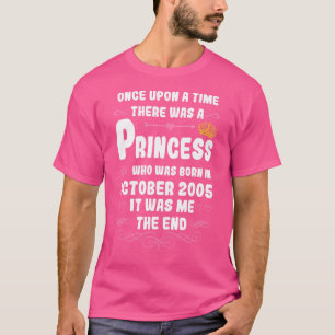 Es war einmal eine Prinzessin im Oktober 200 T-Shirt