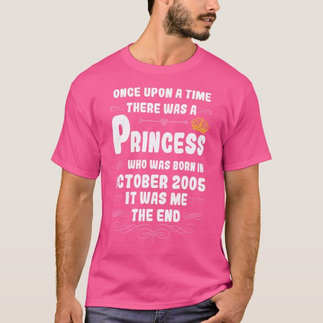 Es war einmal eine Prinzessin im Oktober 200 T-Shirt (Vorderseite)