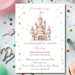 Es war einmal eine Zeit, als Prinzessin zum Geburt Einladung