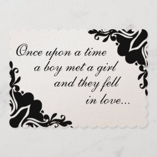 Es war einmal... Einladung zur Hochzeit