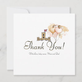 Es war einmal in einem Land der Freude Dankeskarte