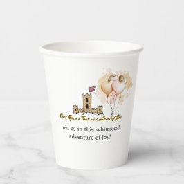 Es war einmal in einem Land der Freude Pappbecher