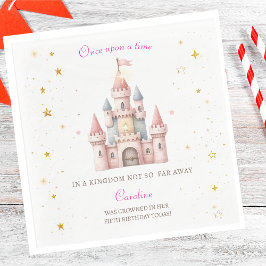Es war einmal, Prinzessin Geburtstag Serviette
