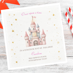 Es war einmal, Prinzessin Geburtstag Serviette