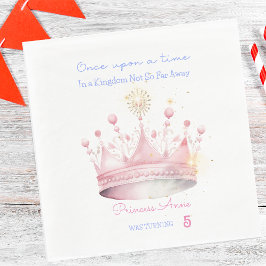 Es war einmal, Prinzessin Geburtstag Serviette