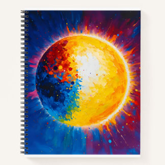 Es war einmal Sonne und Mond Notizbuch