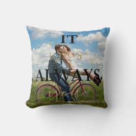 Es war immer du - Foto Kissen