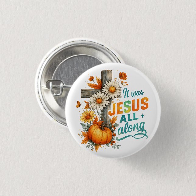 Es war Jesus.. Button (Vorne & Hinten)