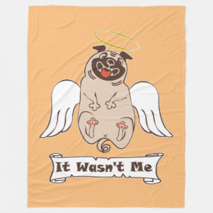 Es war kein lustiges Zitat von "Ich-Engel-Mops" Fleecedecke