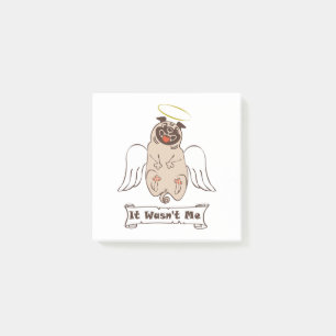 Es war kein lustiges Zitat von "Ich-Engel-Mops" Post-it Klebezettel