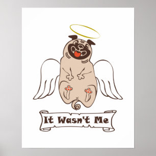 Es war kein lustiges Zitat von "Ich-Engel-Mops" Poster