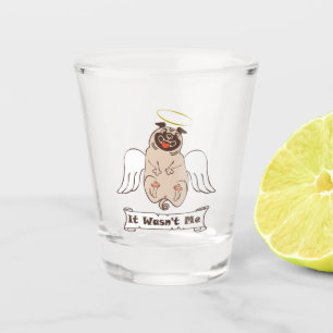 Es war kein lustiges Zitat von "Ich-Engel-Mops" Schnapsglas
