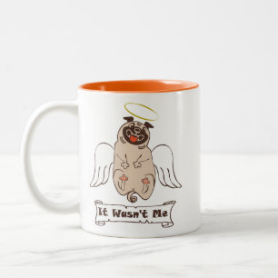 Es war kein lustiges Zitat von "Ich-Engel-Mops" Zweifarbige Tasse