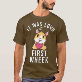 Es war Liebe auf der ersten Wheel Niedlich Guinea T-Shirt