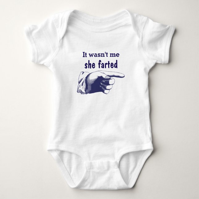 Es war lustig, dass sie nicht Fark war Baby Strampler (Vorderseite)