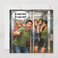 Es war mein lustiger Aufzug Furz Humor Wohnung