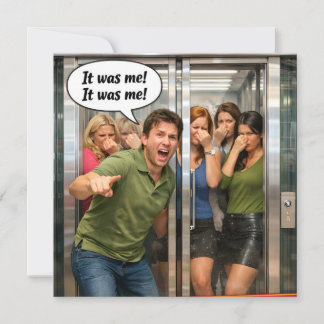 Es war mein lustiger Aufzug Furz Humor Wohnung