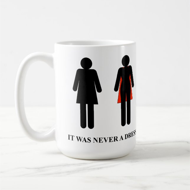Es war nie ein Kleid - Tasse (Links)