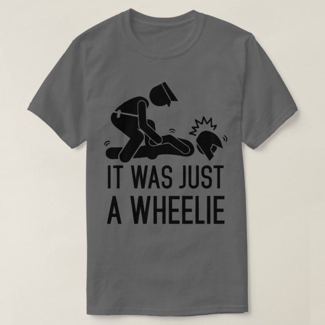 Es war nur ein Rad T-Shirt (Design vorne)