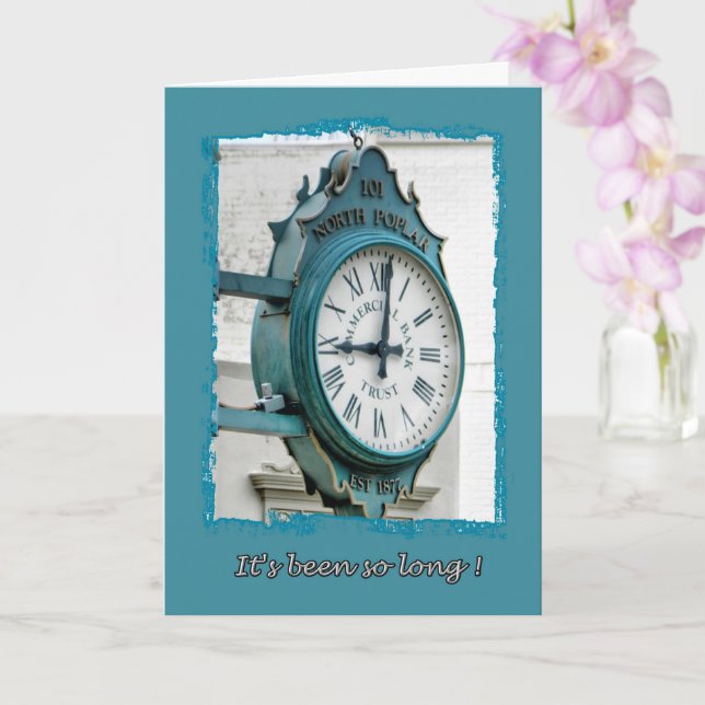 Es war so lange Karte (Orchidee)