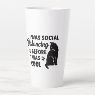 Es war soziale Distanzierung, bevor es cool war Milchtasse