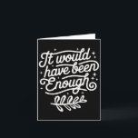 Es wäre genug gewählt worden, Leute Christlich Karte<br><div class="desc">Es wäre genug ausgesuchte Leute Christlich</div>