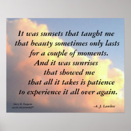 ES WAREN SONNENSÄTZE, DIE NICHT GERECHT WAREN POSTER