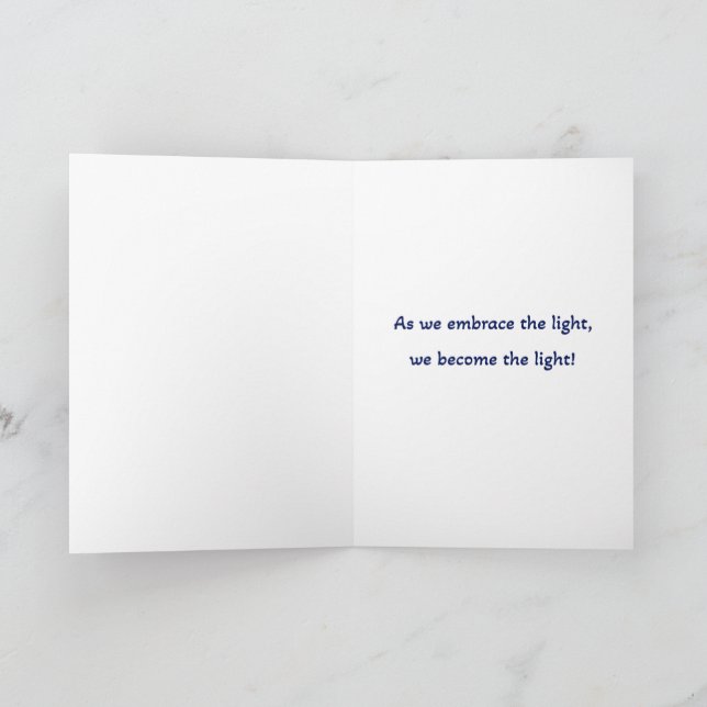 Es werde Licht Karte (Innenseite)