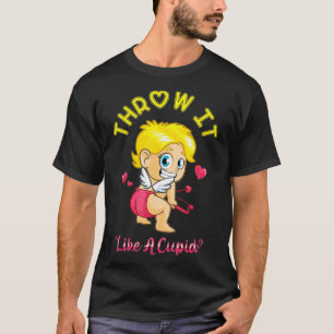 Es wie Cupid Happy Valentinstag Niedlichen Männer  T-Shirt