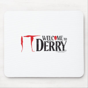 Es_ Willkommen In Derry Vintage Distressed Logo Ho Mousepad