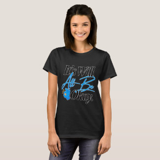 Es wird alles okay sein Neon-Schrift T-Shirt